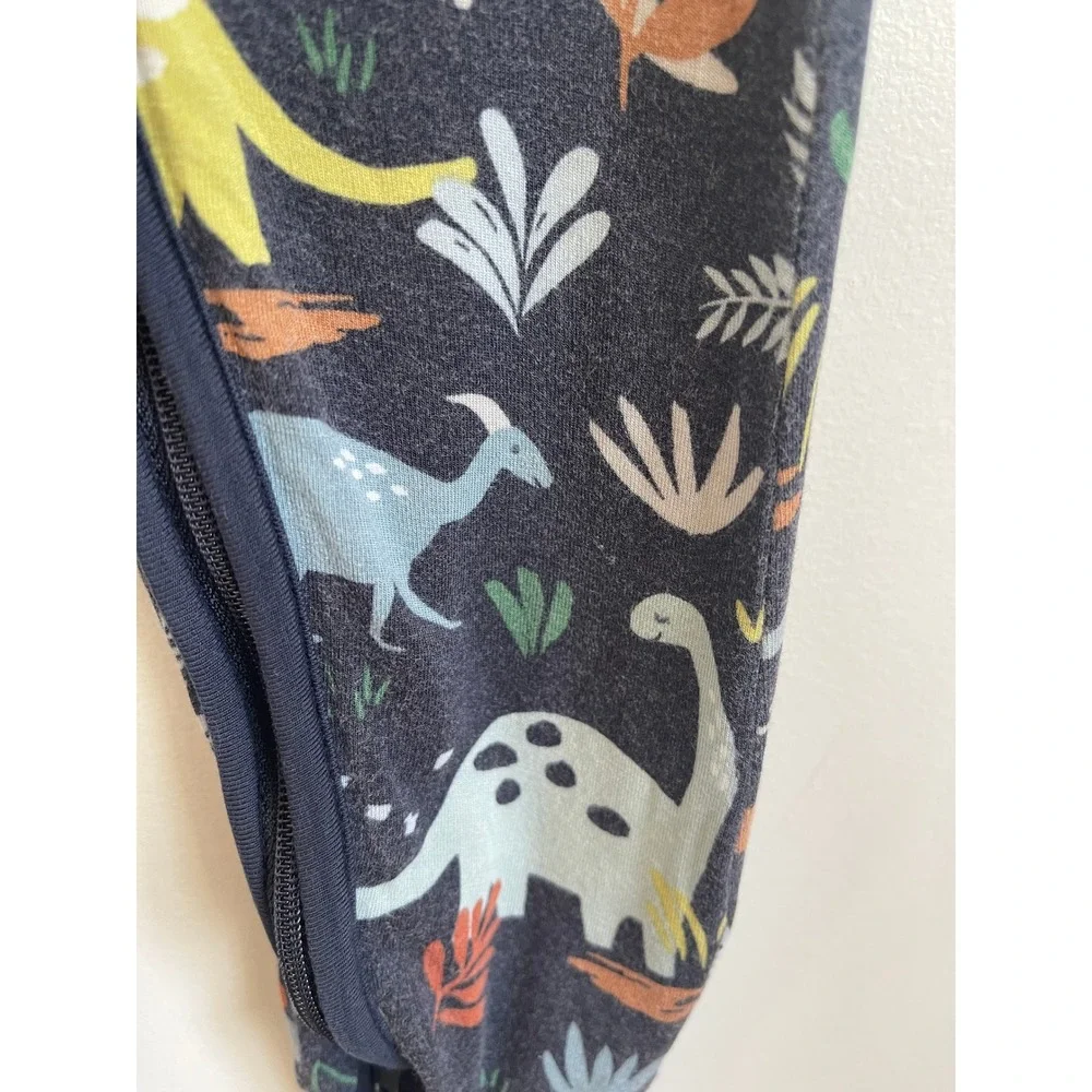 Little Sleepies Blue Dinosaur Bamboo Zippy 18-24 Months